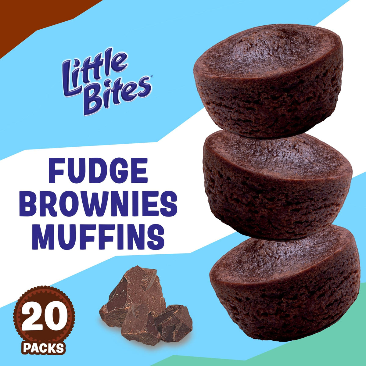 Entenmann's Little Bites Fudge Brownies packaging close-up showing kosher status.