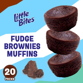 Entenmann's Little Bites Fudge Brownies packaging close-up showing kosher status.