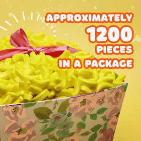 Entervending Banana Runts candy in banana-shaped form for decorations.