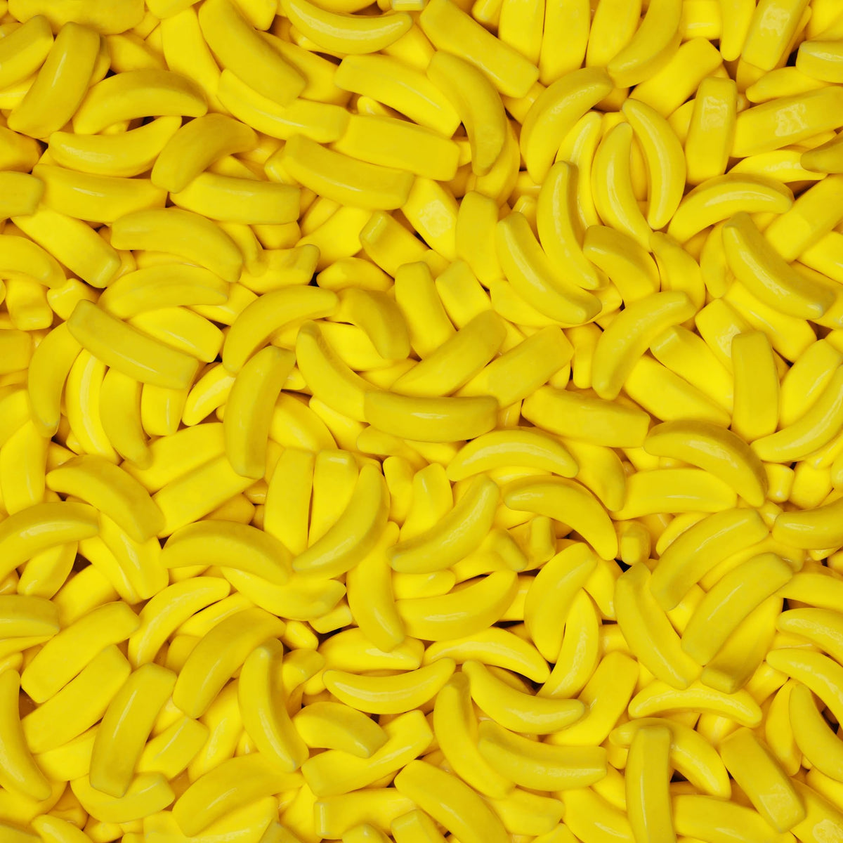 Entervending Bananas Runts bulk bag with approximately 1200 pieces for party stock.