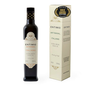 Entimio Intenso bottle front for everyday cooking and finishing.