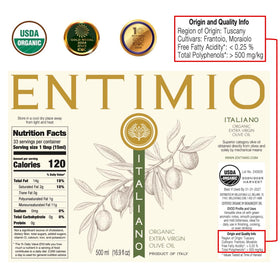 Entimio product leaflet detailing usage suggestions.