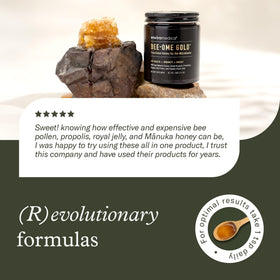 Enviromedica Bee-Ome Gold ritual setup demonstrates versatile consumption options