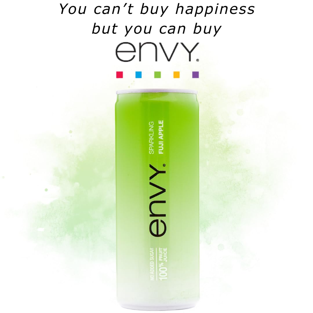 Envy Sparkling Fuji Apple 24-pack case showcases value and convenience.