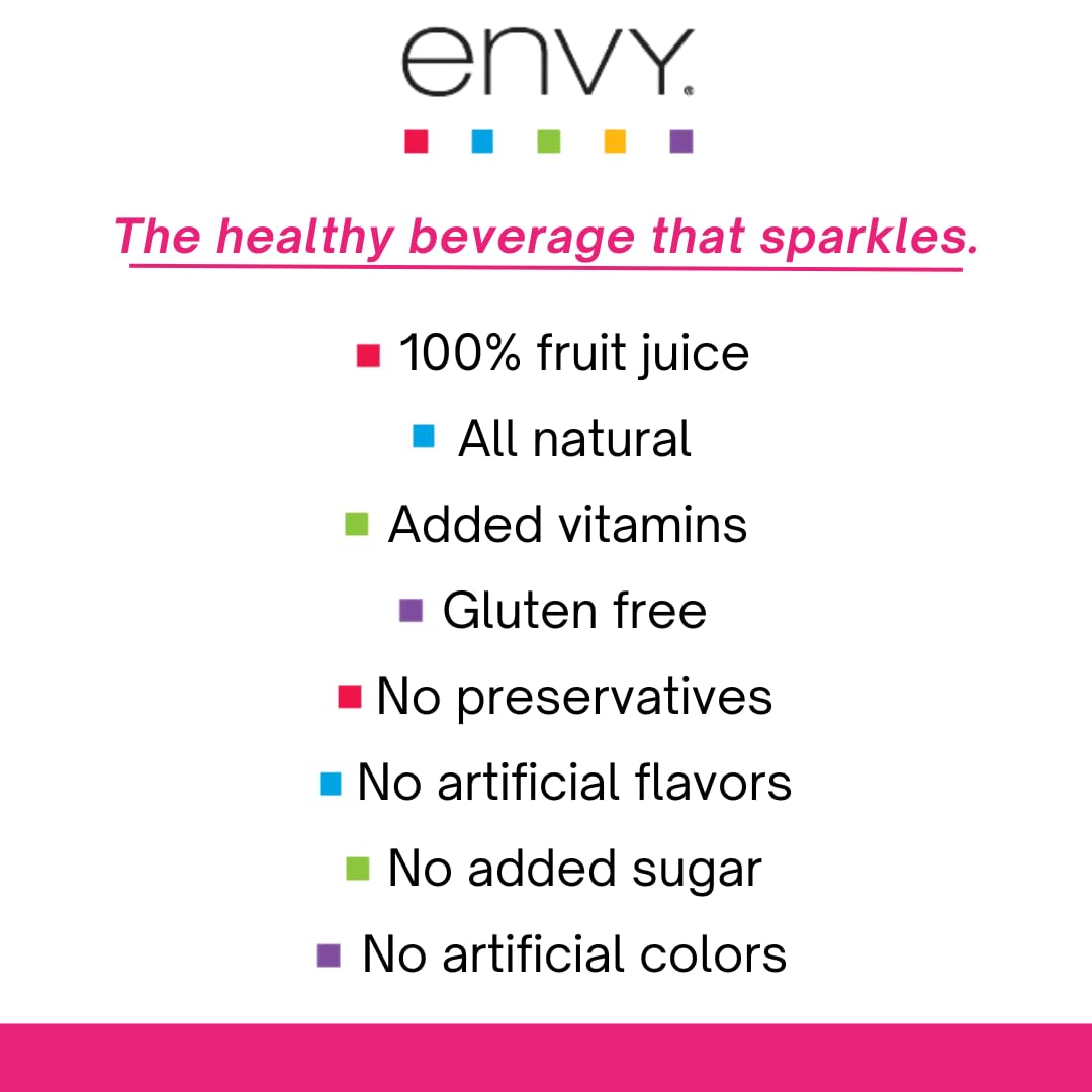 Envy Sparkling Strawberry Kiwi 24-pack display ready for home or office use.