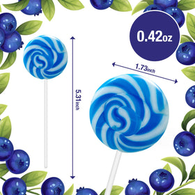 Blueberry-flavored EORA lollipops are gluten-free and peanut-free for guests.