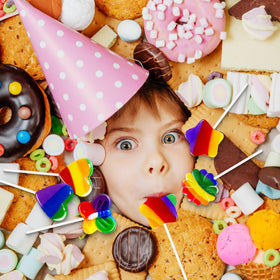 EORA 36-pack lollipops ready for sharing at parties and events.