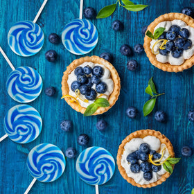 Fat-free, low-sugar EORA lollipops offer a lighter sweet option for guests.