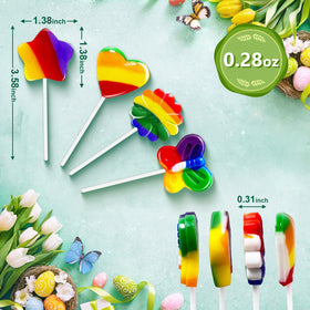 EORA galaxy star heart lollipop adds whimsy to birthdays and gift baskets.