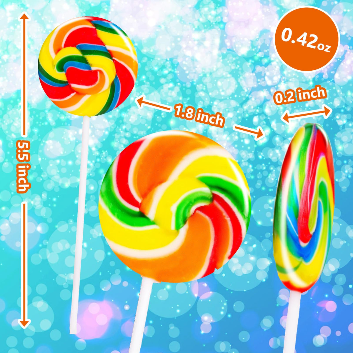 EORA lollipops-on-cake-decor; add color and whimsy to desserts.