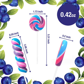 EORA unicorn candy display with 32-pack lollipops.