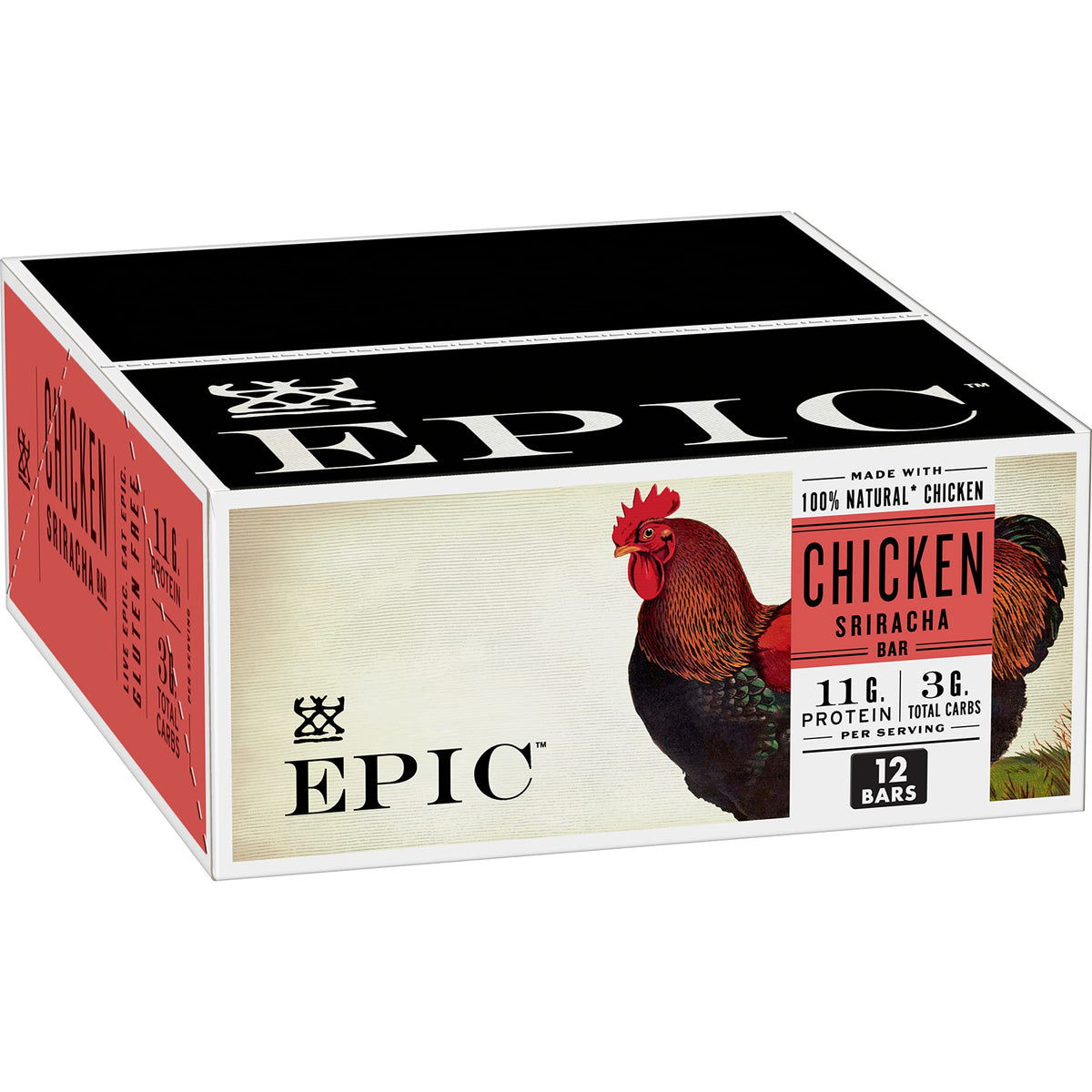 EPIC Bars Chicken Sriracha pack on-the-go protein for busy days