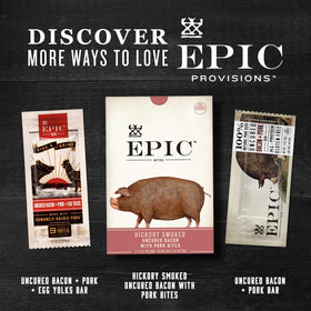 EPIC Maple Bacon Pork Cracklings antibiotic-free and flavorful.