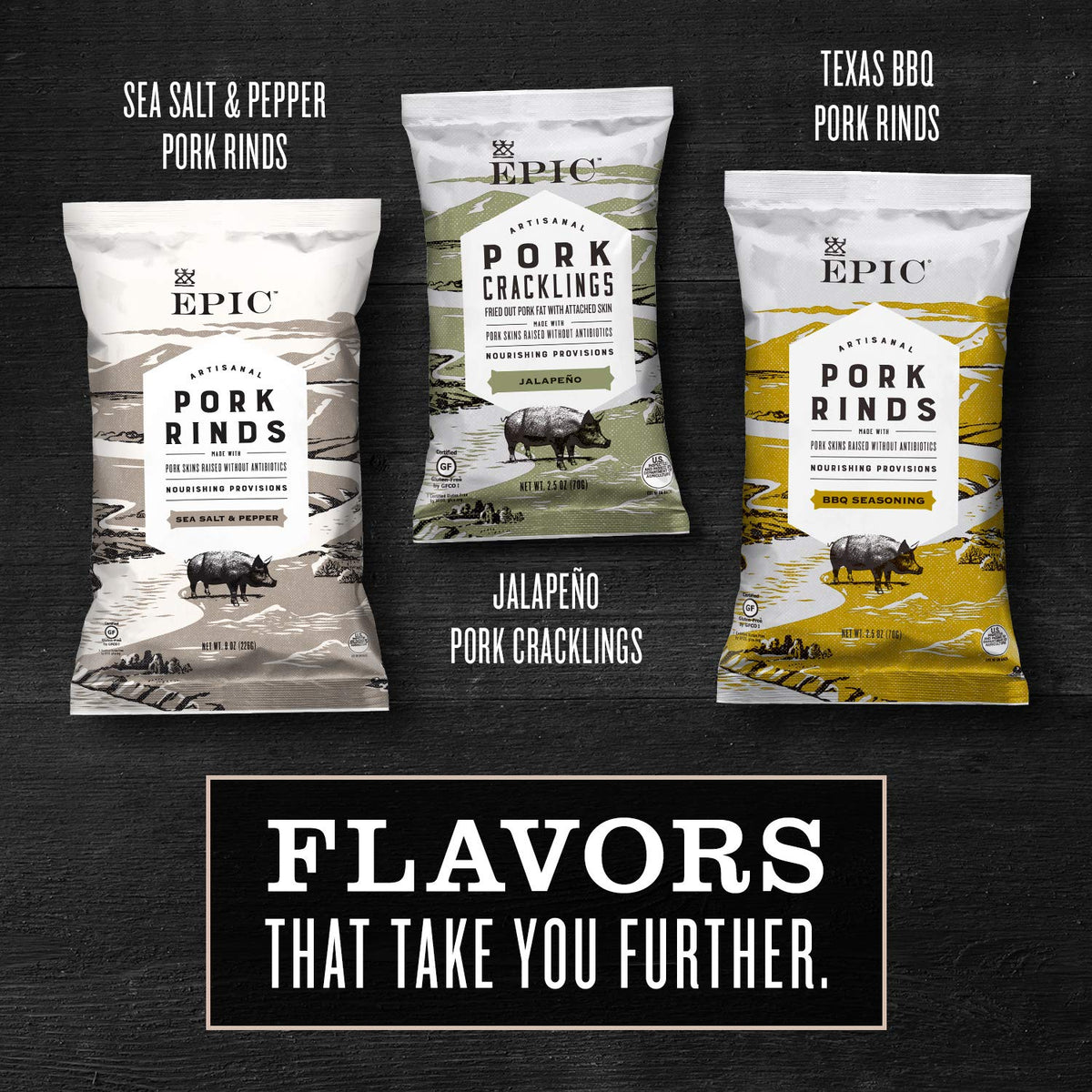 EPIC Maple Bacon Pork Cracklings are keto-friendly and protein-rich.