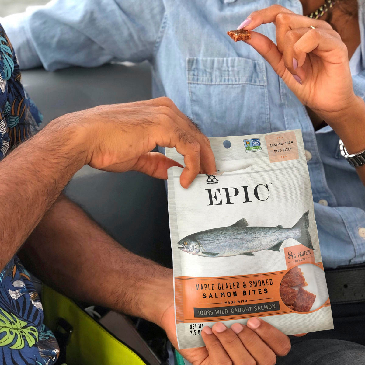 Trail-ready EPIC bites fuel outdoor adventures with savory maple smoke.