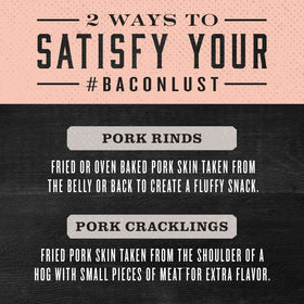Epic Pink Himalayan Salt Pork Rinds served with lunch for a satisfying crunch.