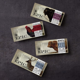 EPIC Bison protein bar after workout helps refuel