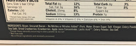Epic Provisions Bacon Cranberry Bison Bar closeup emphasizes smoky, chewy texture
