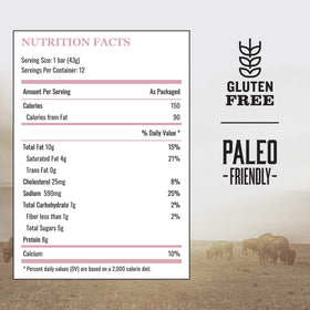 Single EPIC bar ready for on-the-go protein between workouts.