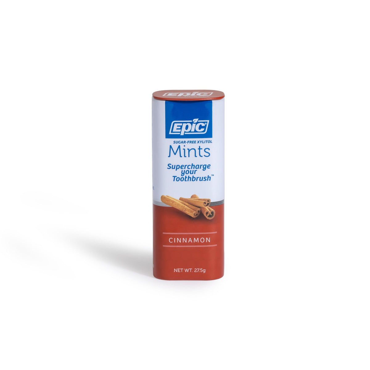 Epic Xylitol Mints Cinnamon pocket-friendly pack for everyday carry