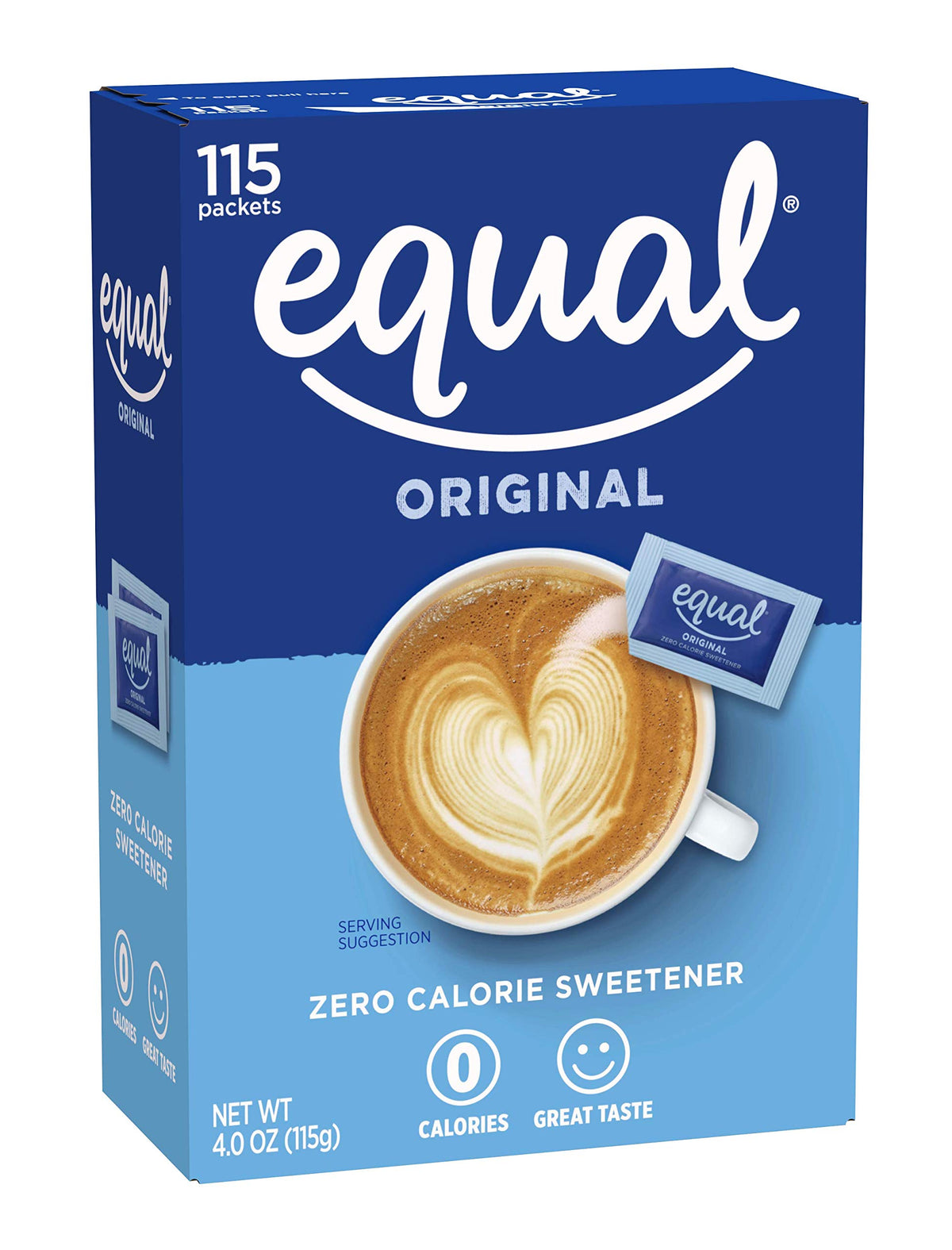 Equal packets in iced tea deliver sugar-like sweetness with zero calories.