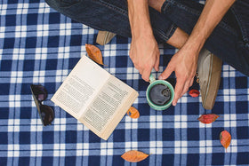 Equal Exchange fair-trade coffee roast showcases almond and dark chocolate notes in every cup.