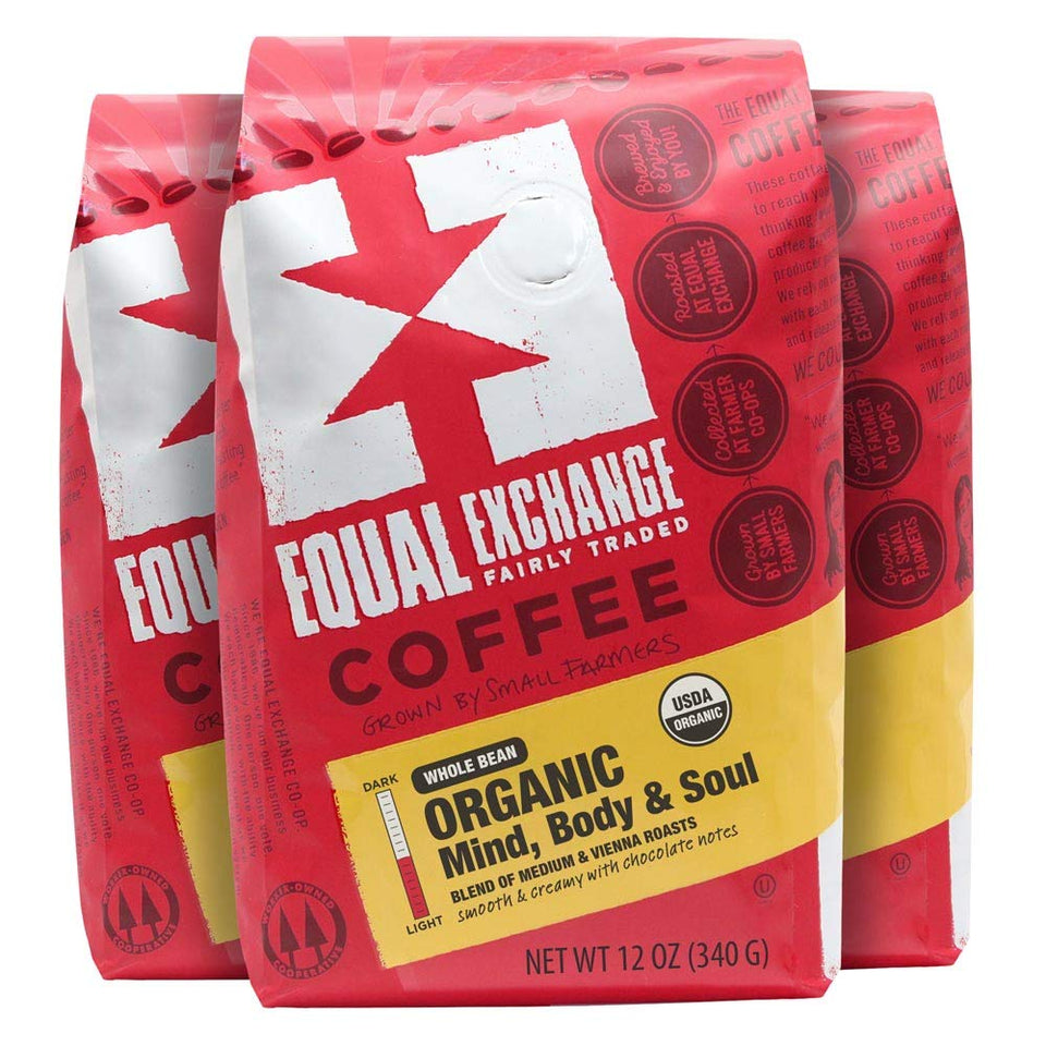 Equal Exchange Mind Body Soul Drip beans offer a smooth, balanced start to your morning.