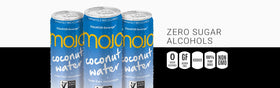 EQUATOR MOJO coconut water pack packaging shows eco-friendly design.
