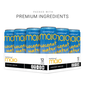Equator MOJO label closeup shows natural ingredients and no preservatives