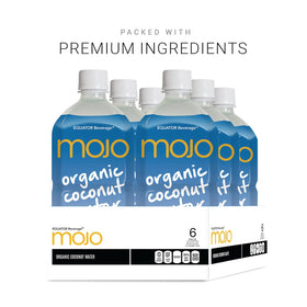 Equator Mojo six-pack bottles for convenient family hydration.