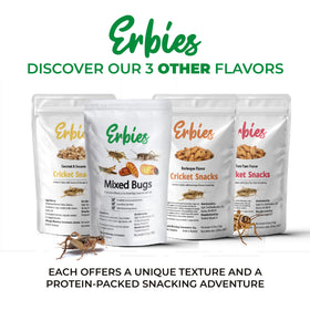 Erbies protein-packed 15g bag supports quick energy anywhere.