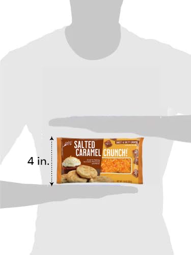 Erbies Salted Caramel Crunch Topping coffee sprinkles adds sparkle and sweetness to drinks
