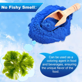 ERCorArt Blue Spirulina Powder secure bottle packaging keeps powder fresh