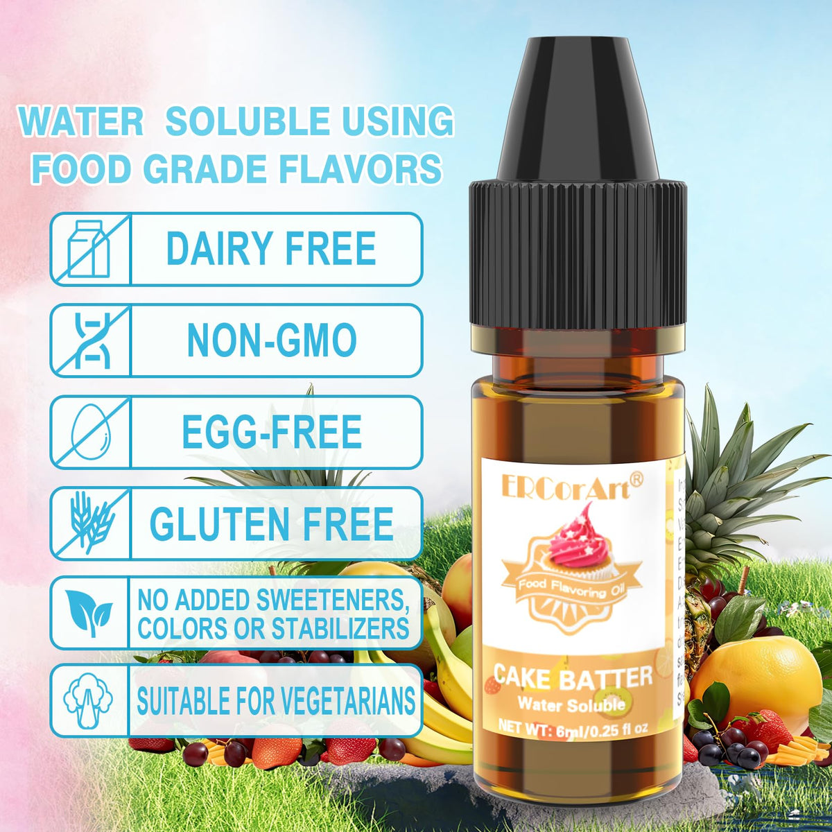 ERCorArt kitchen dessert flavors inspire baking and beverage experiments.