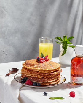 Escuminac maple syrup amber gift packaging, ready for party favors or special gifts.