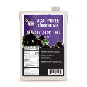 Especial Fruits Acai puree bottle, ready for quick at-home smoothies and bowls.