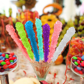 Espeez blue rock candy stick complements dessert bar and gift bags