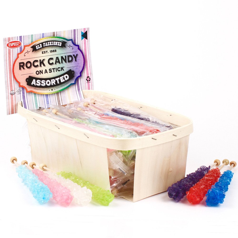 Espeez extra-large rock candy sticks collection in bold colors for elegant buffets.