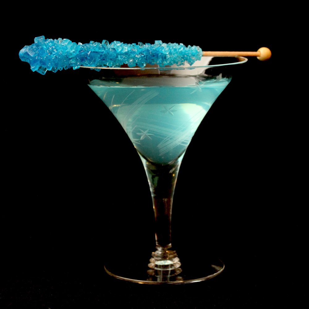 Espeez Halal, Kosher, nut-free, and gluten-free rock candy sticks.