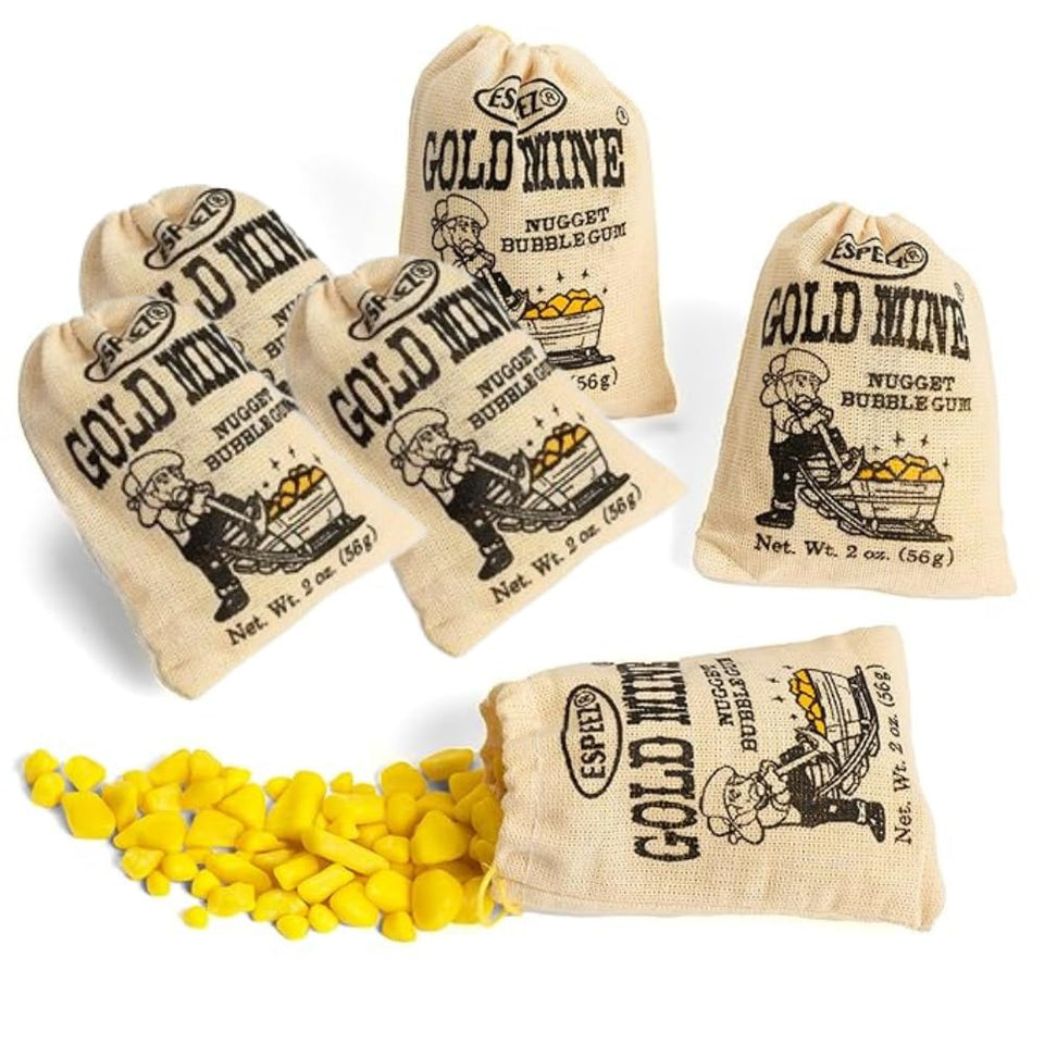 Espeez old-fashioned bubble gum candy in burlap bag, ideal party favor and nostalgic treat