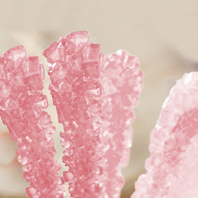 Espeez rock candy sticks with clear wrappers sparkle at dessert tables