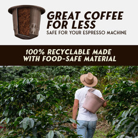 Espresso Italia medium roast capsules delivering balanced flavor.