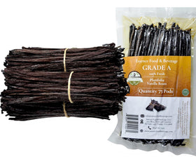 Planifolia vanilla beans from Indonesia — authentic flavor for extracts and pastries.