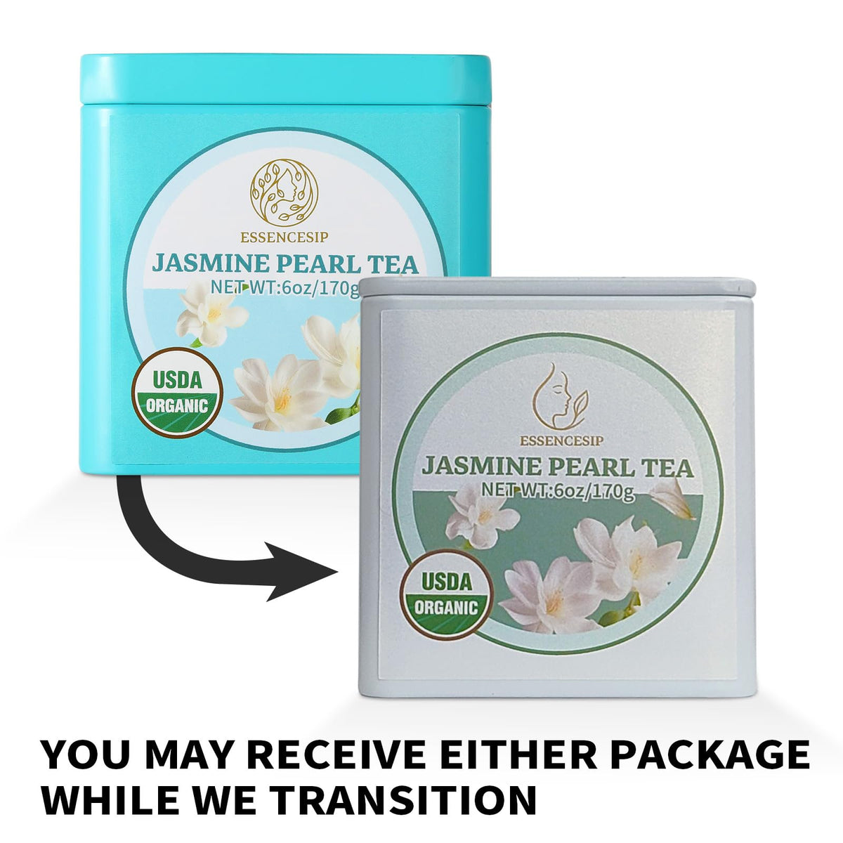 Essencesip Jasmine aroma rising from steaming cup, crafting a soothing moment.