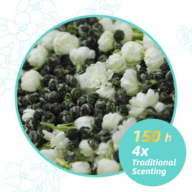 Essencesip USDA Organic green tea leaves, clean taste for smooth, low-bitter cup.