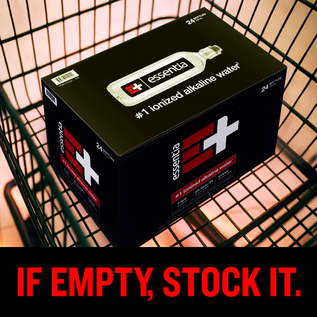 Essentia Water BPA-free bottle emphasizes safe, recyclable container
