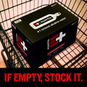 Essentia Water BPA-free bottle emphasizes safe, recyclable container