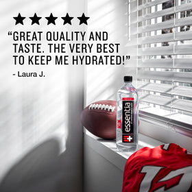 Essentia Water in an office setting promotes steady hydration.