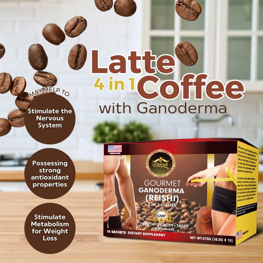 Steaming cup of Eternal Spirit Beauty Asian Latte ready to enjoy