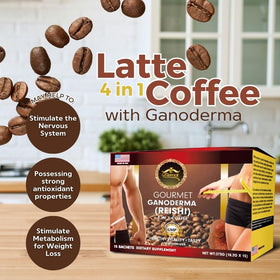 Steaming cup of Eternal Spirit Beauty Asian Latte ready to enjoy